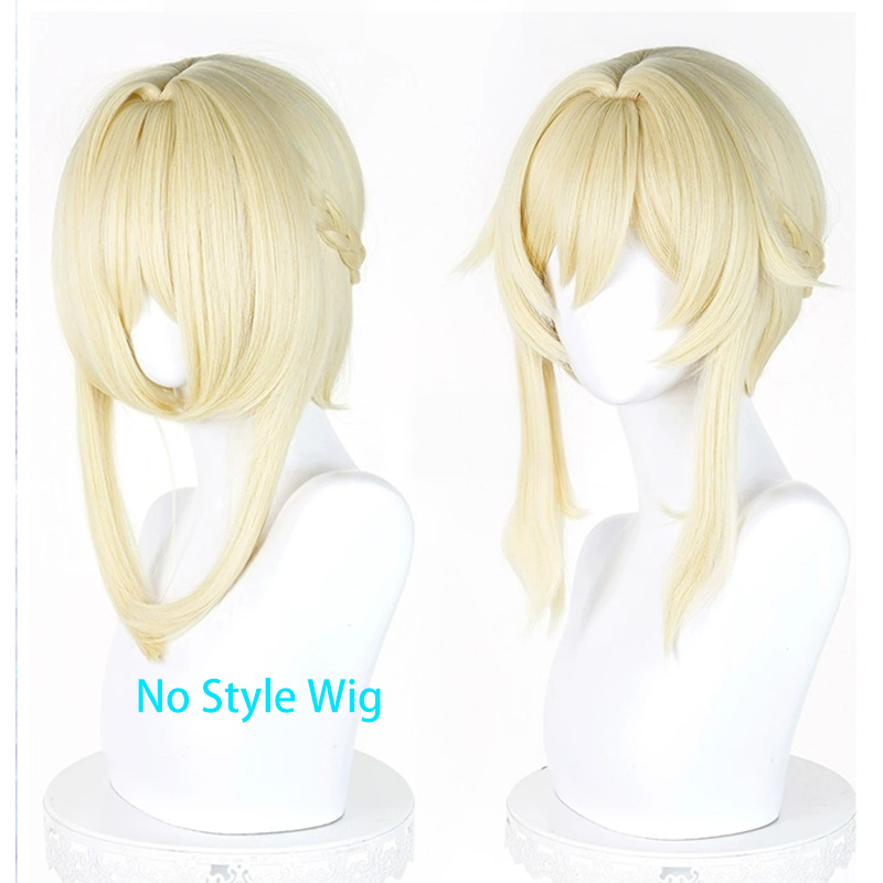 Synthetic Wigs - [Styled Wig]Lumine Traveler Cosplay Wigs Game