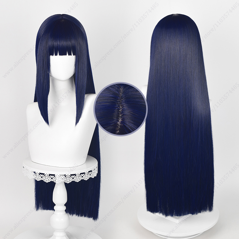 Hinata Hyuga Cosplay Wig Blue  - огляд і ціна Synthetic Braided Wigs For Black Women